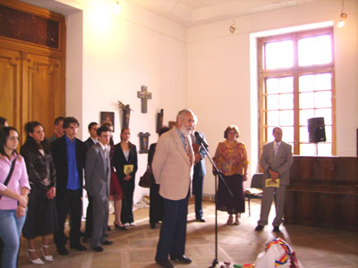 Expozitia elevilor de la Bistrita 