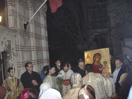 Sarbatorea Icoanei Maicii Domnului Indrumatoarea de la Manastirea Mihai Voda