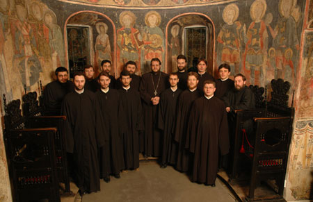 Biserica Stavropoleos - grupul psaltic