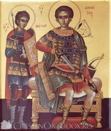 Sfantul Mucenic Nestor si Sfantul Mucenic Dimitrie