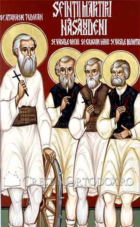 Sfintii Nasaudeni - Atanasie Todoran, Vasile din Mocod, Grigorie din Zagra si Vasile din Telciu