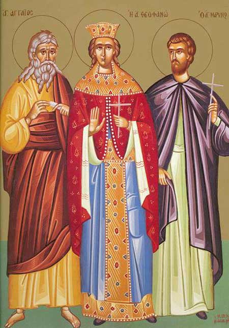 Sfintii Agheu, Teofana si Marin