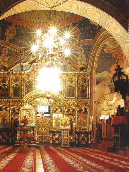 Manastirea Durau - icoana Maicii Domnului cu Pruncul
