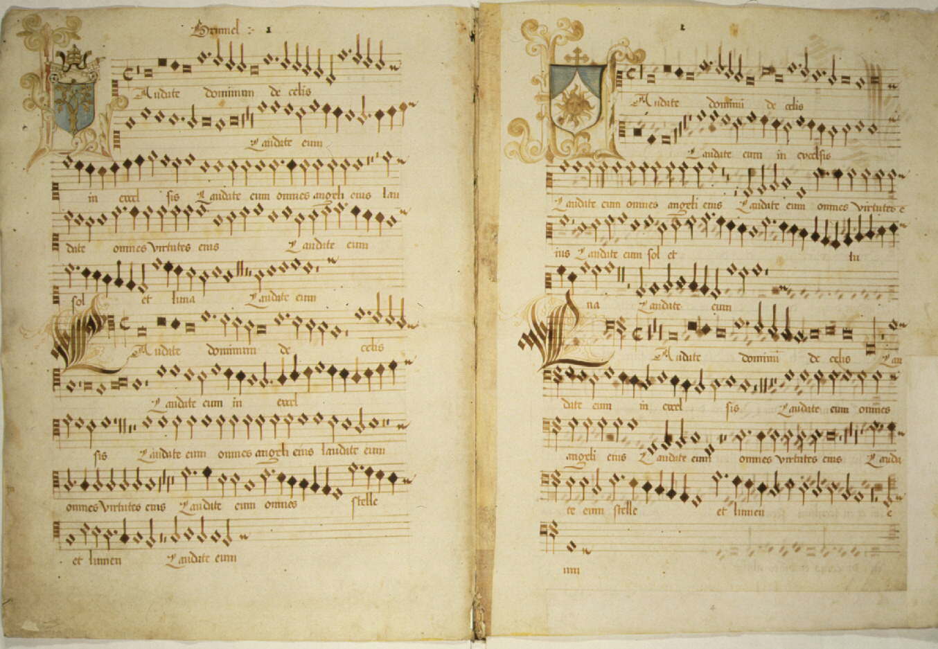 Muzica gregoriana - manuscris muzical