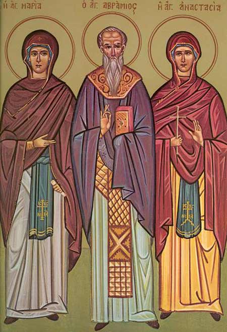 Sfanta Maria, Sfantul Avramie si Sfanta Anastasia Romana