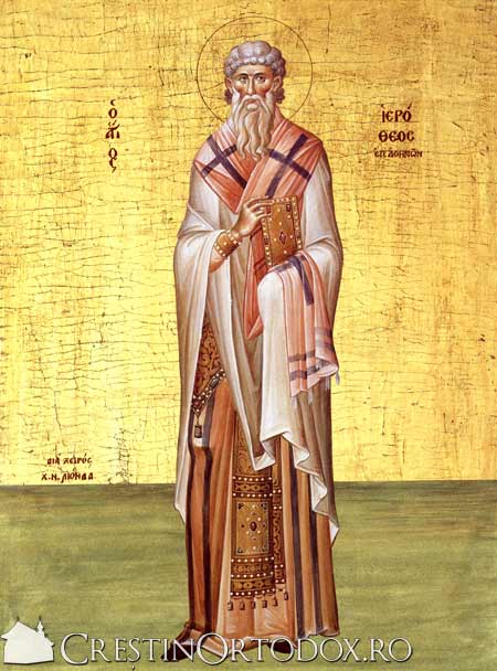 Sfantul Sfintit Mucenic Ierotei, Episcopul Atenei