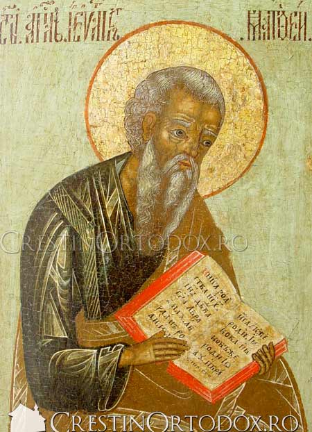 Sfantul Apostol si Evanghelist Matei