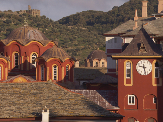 Arhitectura manastirilor athonite