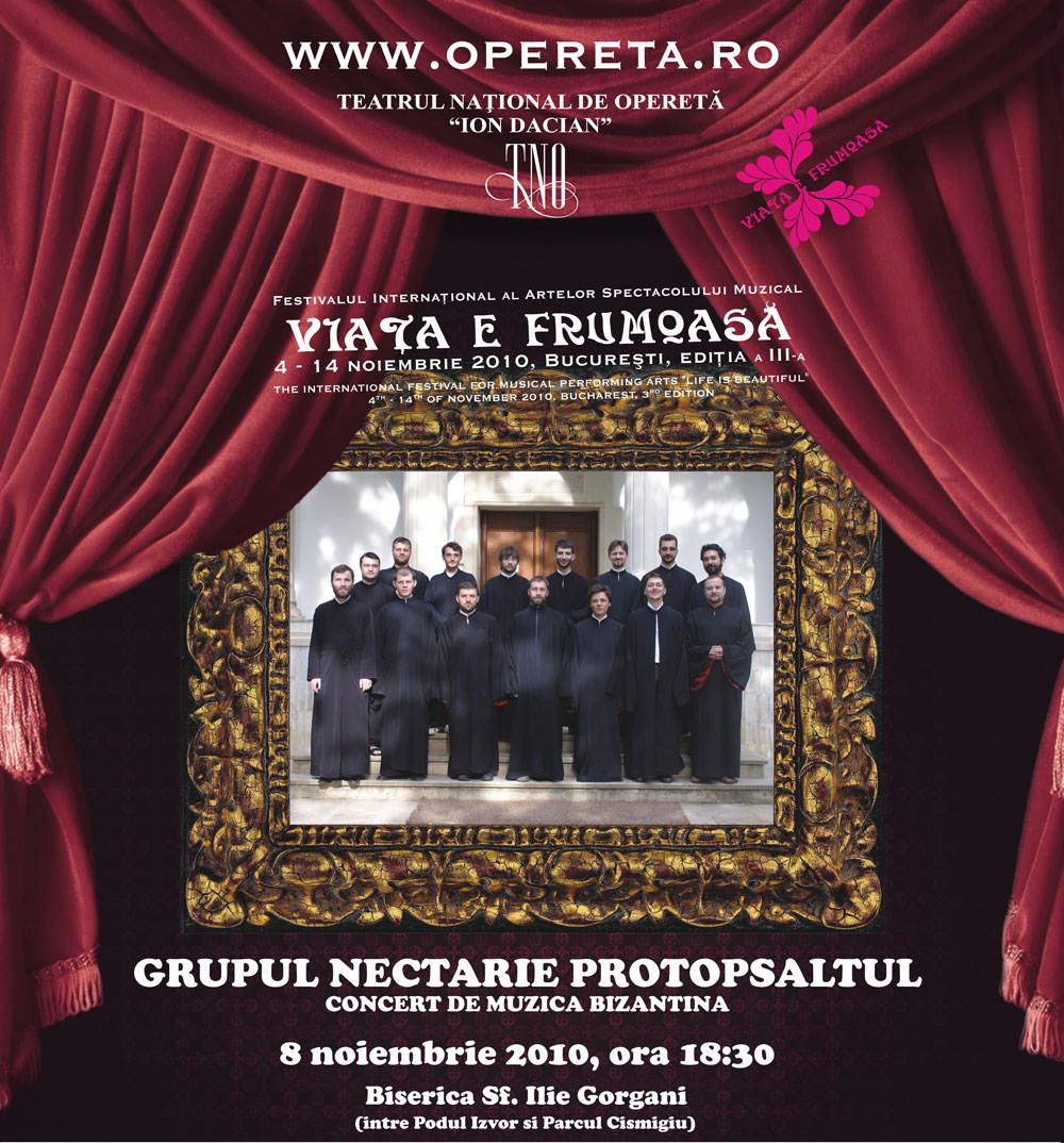 Afis Nectarie Protopsaltul