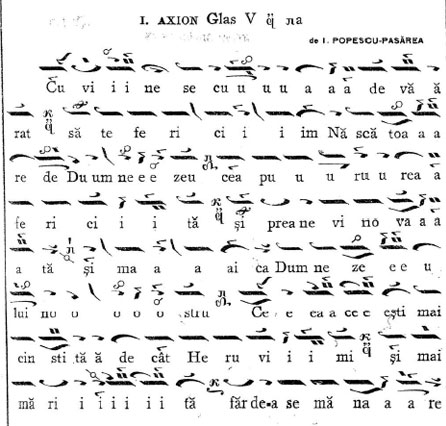 Axion din Cantarile Sfintei Liturghii - Ion Popescu Pasarea