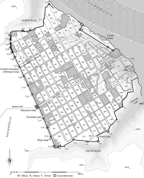 Dura Europos - harta