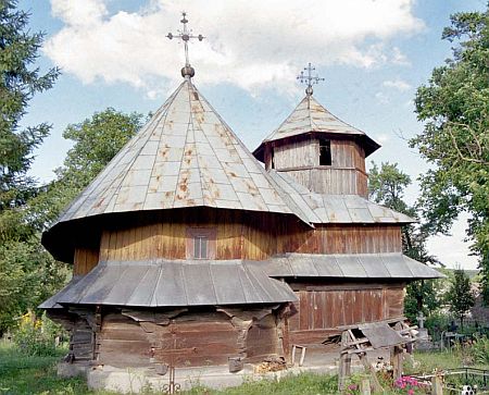 Biserica unica din Corjauti - Adormirea Maicii Domnului