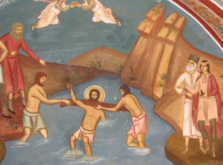 Episcopia Bu­zaului si a Vrancei - Martiriul <a href='/acatiste/67109-acatistul-sfantului-sava-de-la-buzau' _fcksavedurl='/acatiste/67109-acatistul-sfantului-sava-de-la-buzau' title='Acatistul Sfantului Sava de la Buzau' class='linking auto'>Sfantului Sava de la Buzau</a> (fresca din Clopotnita)