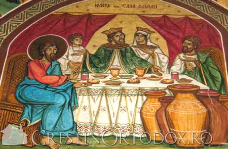 Biserica din Herculane - Nunta din Cana Galileei