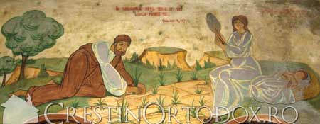 Biserica din Herculane - Adam si Eva