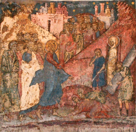 Manastirea Vacaresti - Invierea lui Lazar