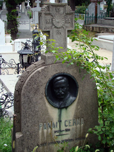 Cimitirul Bellu - Monument Panait Cerna