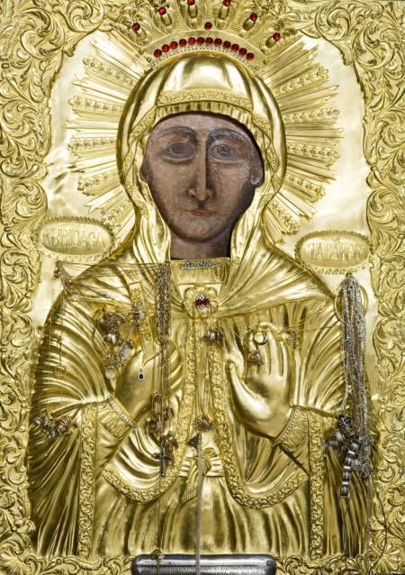 Icoana Sfintei Parascheva - Biserica Sfantul Gheorghe Nou din Bucuresti