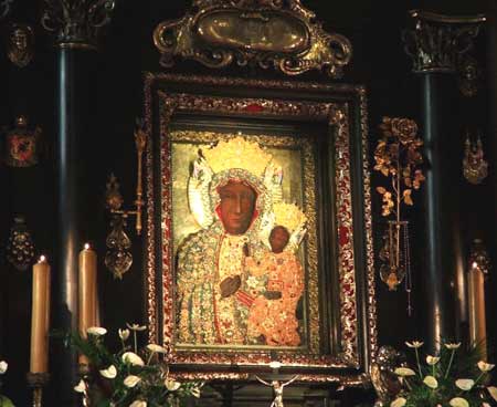 Manastirea Jasna Gora - Icoana Maicii Domnului