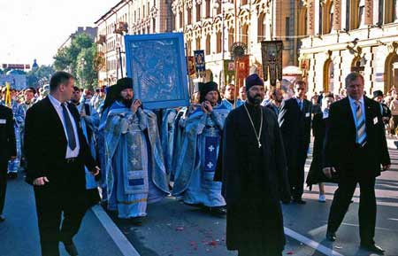 Icoana Maicii Domnului - Manastirea Tikhvin