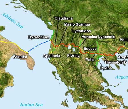 Via Egnatia - drumul antic roman