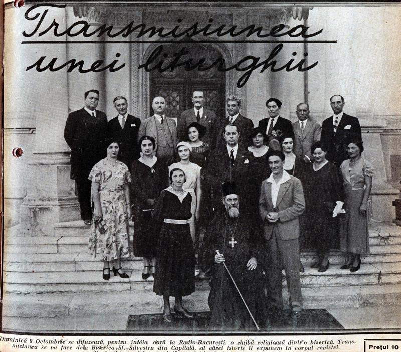 Prima transmisiune religioasa 1932 - Biserica Sfantul Silvestru