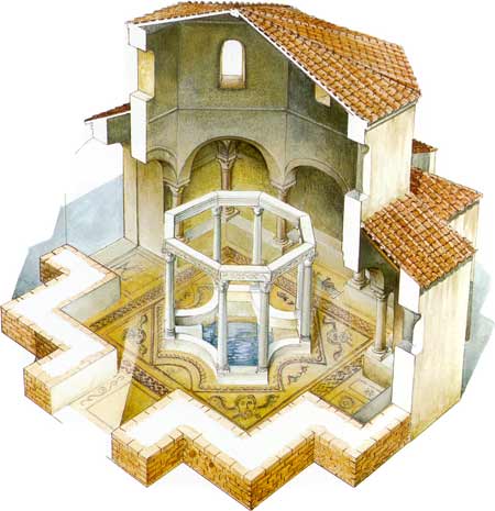Baptisteriul Mariana din Corsica - Italia