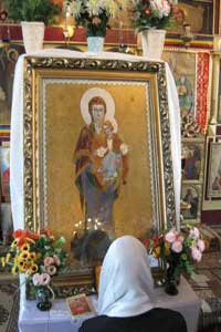 Biserica din Chichis - Icoana pictata de Parintele Arsenie Boca