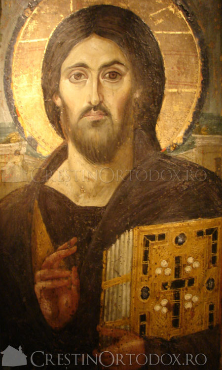 Mantuitorul Iisus Hristos - <a href='/biserica-in-lume/67487-manastirea-sfanta-ecaterina' _fcksavedurl='/biserica-in-lume/67487-manastirea-sfanta-ecaterina' title='Manastirea Sfanta Ecaterina' class='linking auto'>Manastirea Sfanta Ecaterina</a>, Munte Sinai