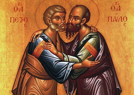 Imbratisarea Sfintilor Apostoli Petru si Pavel