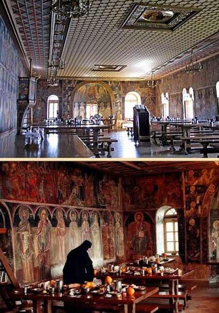 Trapeza din Manastirea Xenofont