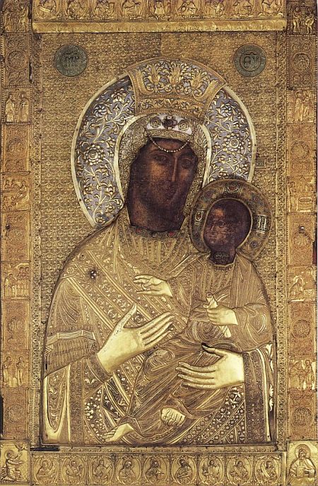Icoana Maicii Domnului Vimatarissa Ktitorissa - Altarita - Vatoped