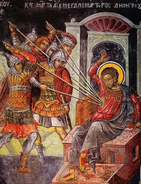 Sfantul Mare Mucenic Dimitrie - Izvoratorul de Mir