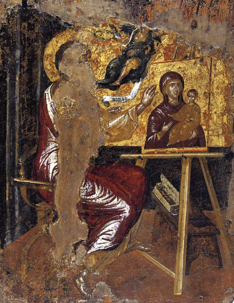 El Greco - Sfantul Luca pictand icoana Maicii Domnului