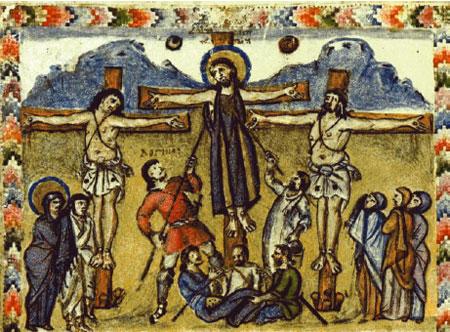 Hristos pe Cruce - Evanghelia lui Rabula