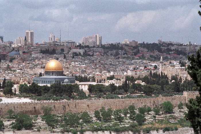 Ierusalimul vazut de pe Muntele Maslinilor