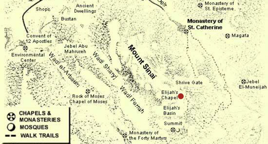 Pestera Sfantului Ilie - Muntele Horeb